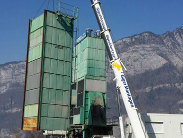 März 2013, Rückbau und Entsorgung Betonanlage, Mühlehorn (SG)