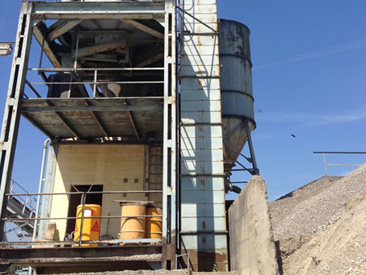 August 2013, Rückbau Betonanlage Notter AG, Stetten (AG)