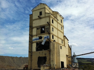 Mai 2011, Rückbau Kieswerk Notter AG, Stetten (SH)