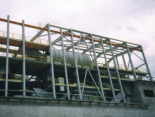 2000, Neubau Kieswerk Gebr. Risi, Cham (ZG)