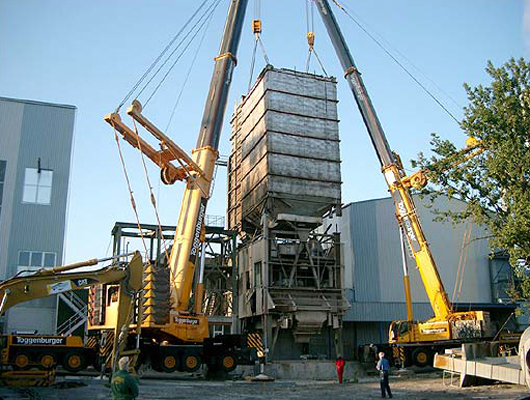 August 2011, Rückbau Ziegelfabrik FBB, Hinwil (ZH)